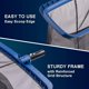 thumbnail image 3 of Fine Mesh Pool Net & Brush Head Combo - Sturdy Skimmer with 17.5" Professional Brushes for Pool Wall Cleaning, 3 of 5