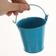 thumbnail image 5 of PTOOTP 6Pcs Yellow Rustic Tinplate Mini Bucket for Gardening and Cleaning 7.5X7.5X7.5Cm, 5 of 8