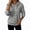 Gray, variant on Tqcoqu Women's Cable Knit Textured Pullover Hoodie,Drawstring Hood Long Sleeve Loose Casual Sweatshirt Tops For Fall Winter,Black Women's S-XXL