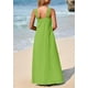 thumbnail image 2 of Vestido de verano PRETTYGARDEN para mujer 2025 con tiras holgadas, verde, 2 of 9