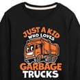 thumbnail image 3 of Instant Message - Transportation - Loves Garbage Trucks - Toddler & Youth Long Sleeve Graphic T-Shirt, 3 of 6