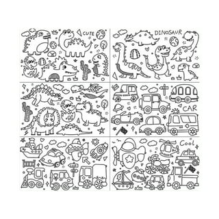 10m Coloring Paper Roll For Kids- City – HEARTDECO