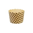 thumbnail image 2 of High Temperature & Oil Proof Kraft Paper Cupcake Liners for Oven Baking - 100 Count, 2 of 6