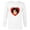 White, variant on Star Wars Princess Leia Cartoon Heart Valentine - Long Sleeve T-Shirt for Men – Customized-White