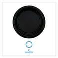 thumbnail image 6 of Boardwalk BWKPLTHIPS6BL 6 in. Diameter Hi-Impact Plastic Dinnerware Plate - Black (1000/Carton), 6 of 9
