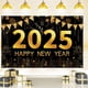 thumbnail image 3 of Fondo de pancarta de feliz año nuevo 2025, pancarta grande de víspera de año nuevo, suministros de decoración de fiesta, cartel de letrero festivo, decoración de fondo, 3 of 5