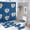 style-554, variant on 4 Pcs Shower Curtain Set Dragonfly Haze with Rugs Toilet Lid Cover And Bath Mat Retro Insect Dragonflies Flower Shower Curtain with 12 Hooks for Bathroom Decor 72inch X 72inch