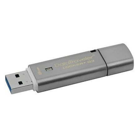 Kingston 8GB DataTraveler Locker+ G3 USB 3.0 Flash Drive