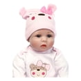 thumbnail image 4 of Muñeca Reborn con forma de oso realista de silicona suave, 55 cm, 4 of 6