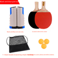 thumbnail image 2 of Juego de red de tenis de mesa retráctil, 2 raquetas de tenis de mesa portátiles de 3 bolas Beats, red portátil retráctil gratuita, 2 of 3