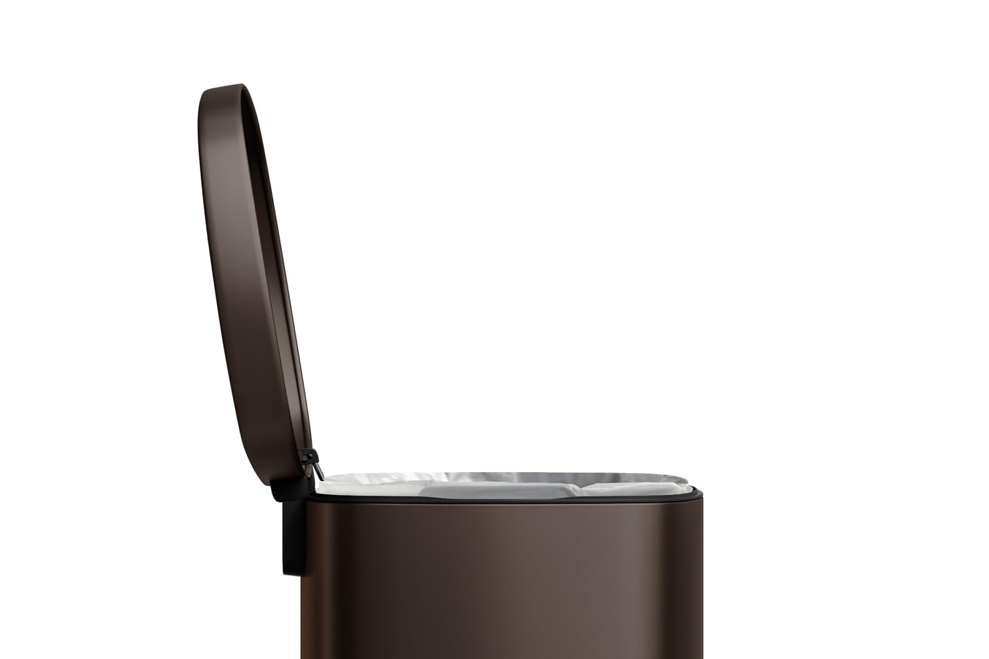 Stainless Steel Kitchen Trash Can Combo Set,50L+10L Step Pedal Garbage, Removable Inner Buckets for Bathroom, Kitchen, Office