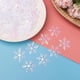 thumbnail image 4 of 100/200/300 piezas de adornos navideños con forma de copo de nieve, para fiestas de cumpleaños, bodas, decoración hecha a mano para el hogar, regalos coloridos con purpurina, 4 of 5