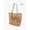 030-Beige, variant on 1pc Mesh Beach Tote Bag, Outdoor Activity Travel Organizer, Makeup, Cosmetic, Vacation Organizer, Large Capacity Cosmetic Organizer Makeup Case, Lipstick, Brush, Skincare, Phone, Coins, Small Items