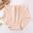 thumbnail image 2 of Seductiva Women's Cotton Underwear Womens High Waisted Bikini Underwear Smooth Underwear Breathable Ladies Ladies Panties 1PC, 2 of 5