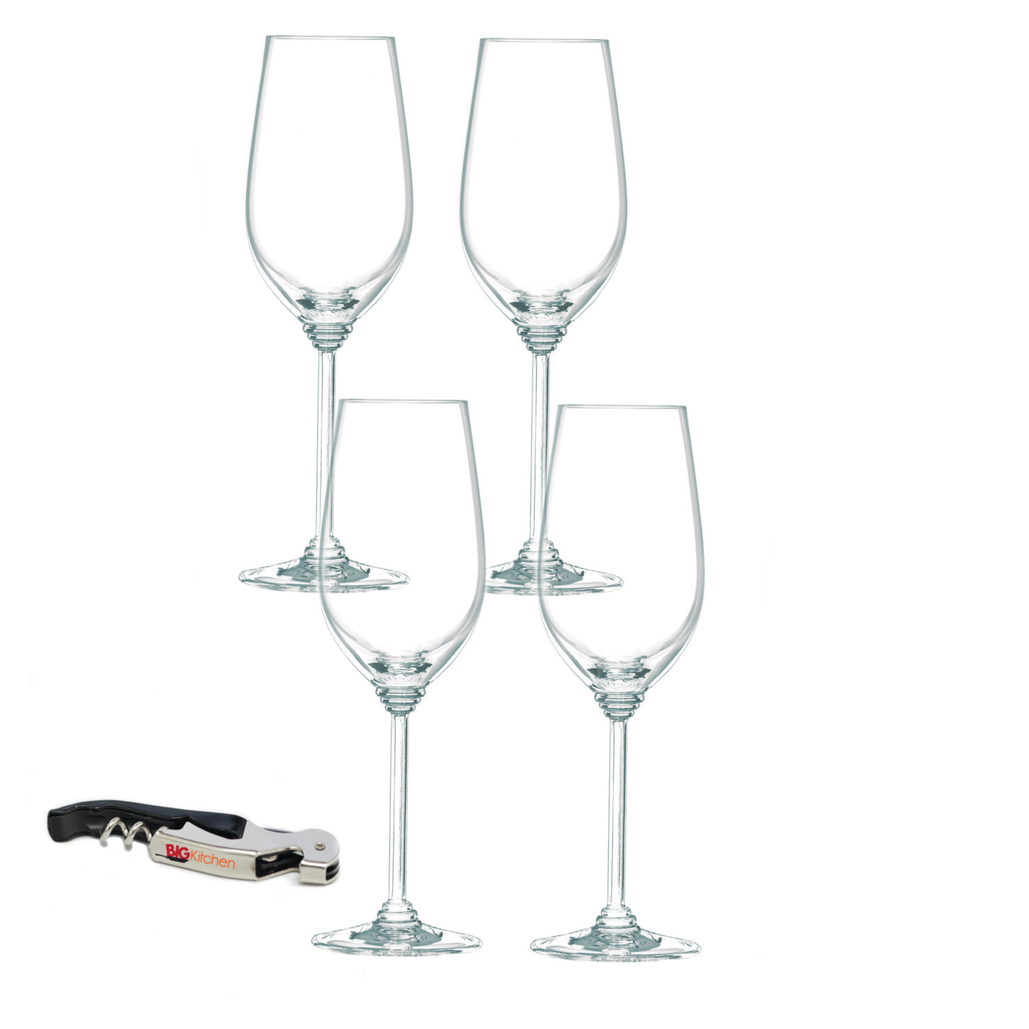 Riedel Wine Series Crystal Zinfandel/Riesling Wine Glass, Set of 4 with