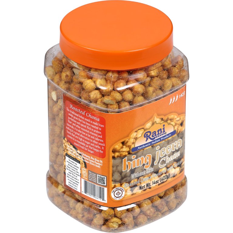 Rani Roasted Chana (Chickpeas) Hing-Jeera (Cumin-Asafetida) Flavor