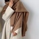 thumbnail image 5 of Bufanda grande de rejilla cálida de invierno a la moda, 5 of 5