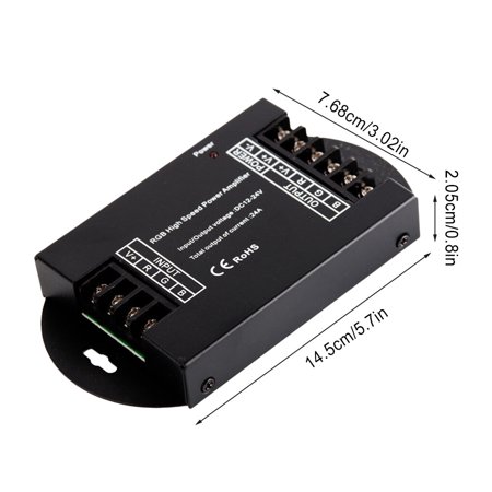 serony RGB Amplifier Office Hotel Light Speed 3 Channel RGB Strip Power ...