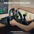thumbnail image 2 of Logitech G923 Racing Wheel and Pedals + Logitech G Driving Force Shifter, For PS5, PS4, PC, Mac TRUEFORCE Force Feedback - Real Leather, Black, 2 of 8