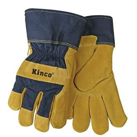 KINCO 1926-XL Men's Lined Suede Pigskin Gloves, Heat Keep Lining, X-Large,
