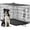 Black 48 Inch Double Door, variant on Extra Large Dog Crate Dog Kennel Cage with Double Door,48 inch Folding Metal Wire Dog Cage with Removable Tray&Divider Panel,Pet Crate for Large Dogs,Black