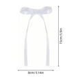 thumbnail image 3 of STPToys 12 Pack Christmas Ribbon Bow Ornaments White Pre Tied Bows With Long Tails For Xmas Tree Garland Wreath Staircase Holiday Home Decor, 3 of 6