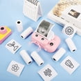 thumbnail image 3 of Kids Camera Print Paper,12 Rolls 57x30mm with Core Photo Print Thermal Paper Rolls Instant Print Camera Refill Paper,12 x Camera Refill Print Paper,White, 3 of 7