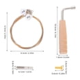 thumbnail image 2 of AURARMLET 1 Set String Replacement Lyre Harp Set Assorted Color Wood Metal, 2 of 8