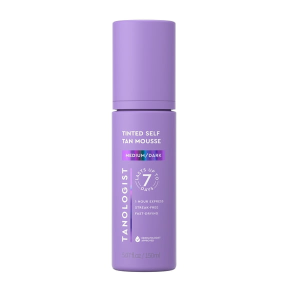 Tanologist Self Tanning Mousse Medium/Dark with Hydration, 5.07 fl oz
