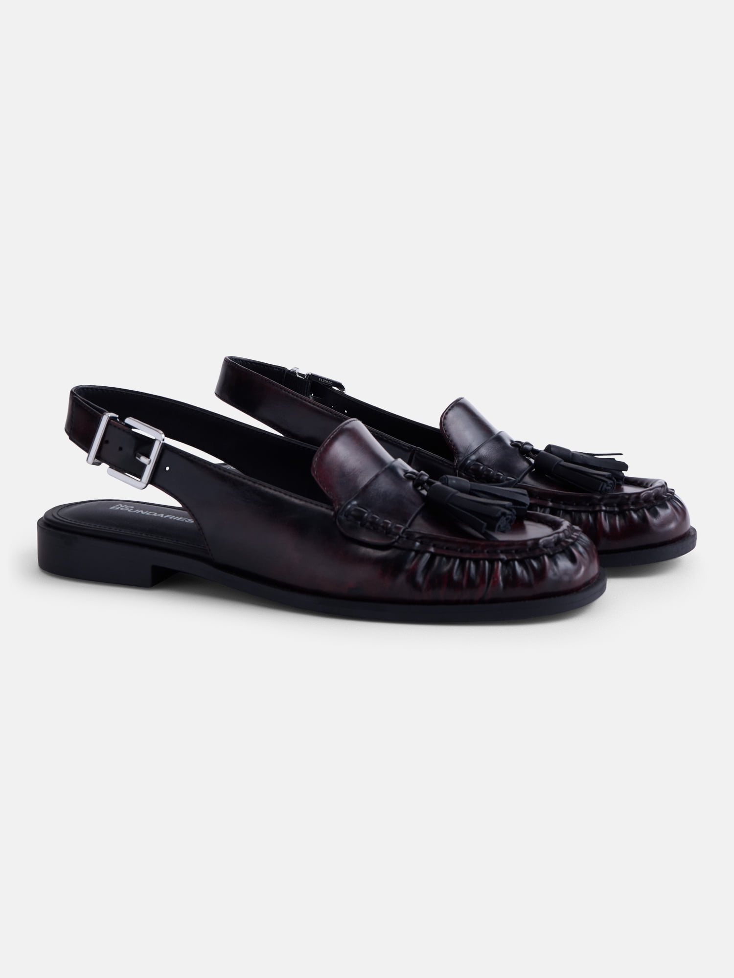 No Boundaries Women's Slingback Tassel Loafers