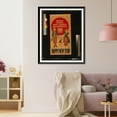 thumbnail image 3 of Historic Framed Print, World peace with liberty and prosperity. 1919. Happy new year, 17-7/8" x 21-7/8", 3 of 9
