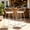 White + Metal + Foam, variant on AUU Set of 2 Modern Nordic Industrial Bar Stools – 29.5" Counter Height Chairs with Curved Hollow Metal Backrest & Padded Faux Leather Seats, Assembly Required