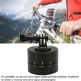 thumbnail image 3 of Camera Panoramic Panning Base, 360 Degree Rotation Sturdy Adjustable Lightweight Camera Time Lapse Stabilizer  for Smart Phones, 3 of 7