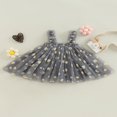 thumbnail image 4 of Robe Bébé Fille Daisy Bambin Sans Manches Floral Tutu Robe Couches Robes en Tulle, 4 of 6