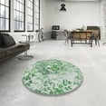 thumbnail image 3 of Ahgly Company Indoor Rectangle Patterned Forest Green Novelty Area Rugs, 8' x 12', 3 of 6