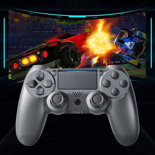 Controlador de consola Sensor de movimiento de 6 ejes Panel táctil Compatible con Bluetooth para PS4