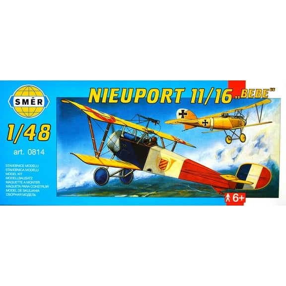 Nieuport 11 / 16 Bebe, French WW1 fighter (1/48 model kit)