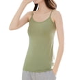 thumbnail image 2 of Bixock Women's Spaghetti Strap Tank Tops Camisole Top Blouse for Women Solid Color Round Neck Top Short Length Sleeveless Loose Casual Fashion Daily Wear Shirts, 2 of 4