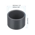 thumbnail image 2 of Uxcell 1/2" Pipe End Cap Fitting, 20 Pack Furniture Grade Plug Coupling Grey, 25mm, 2 of 6