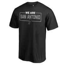 Men's Black San Antonio Spurs We Are Iconic Collection T-Shirt