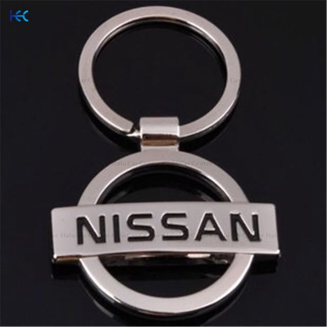 llavero de metal de acero inoxidable para nissan