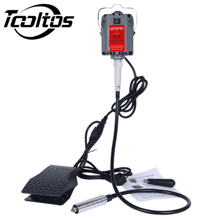 110V Flexible Shaft Grinder Kit - 230W Micromotor with Foot Pedal (0-180000RPM) & Handpiece for Jewelry Engraving Polishing Drilling Cutting.