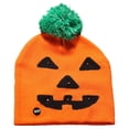 thumbnail image 1 of Light up Hat Creative Funny Knitted Hat LED Beanie Hat for Halloween Party, 1 of 10