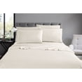 thumbnail image 2 of Swift Home Luxury 6-Piece Sheet Set with Extra Pillow Case, King, Coconut Milk, 2 of 8