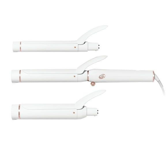 T3 Switch Kit Classic Trio, Curling and Styling Iron with 3 Interchangeable Clip Barrels