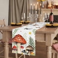 thumbnail image 2 of Table Runners 108 Inches Long Dress Scarves, Spring Mushrooms Farmhouse Coffee/Dining/Kitchen Table Runner for Living Room, Farmhouse Pastoral Botanical Watercolor 13x108 Inch, 2 of 9