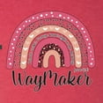 thumbnail image 2 of Waymaker Rainbow Inspirational/Christian Mens Premium Tri Blend T-Shirt, Vintage Red, XX-Large, 2 of 5