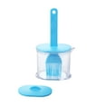 thumbnail image 2 of Uioepy Liquidation The Oil Pot Is Blue Household Barbecue Grill Pan Oil Pot Oil Brush Dual Use Baking Brush Storage Kitchen Accessories Oil Bottle Kitchen Fat Bottle, 2 of 4