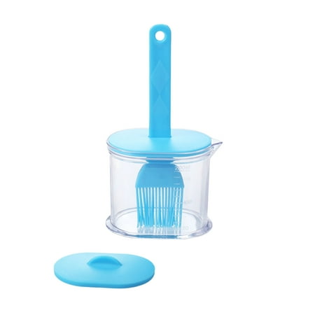 

WIXINLZ Member Pricing! Oil Bottle Household Barbecue Grill Pan Oil Pot Oil Brush Dual Use Baking Brush Storage Kitchen Accessories