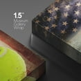 thumbnail image 4 of wall26 Canvas Print Wall Art Vintage Tennis Ball &amp; American Flag Sports Athletes Photography Modern Art Contemporary Scenic Urban Multicolor for Living Room, Bedroom, Office - 16"x24", 4 of 5